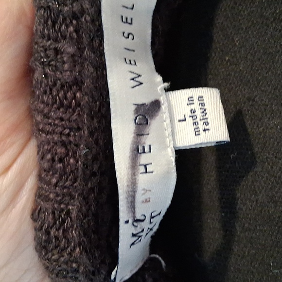 MiXT By Heidi Weisel Gray Sweater Dress With Skirt. Size L - Picture 4 of 6